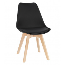 Кресло LEOBERT MARK 81.5х47 см Black