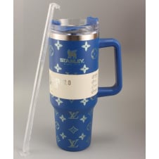 Термокружка Stanley Quencher H2.0 Tumbler 1,18 л Royal Blue Monogram KT6007835