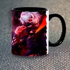Чашка Fan Girl Токийский Гуль в Маске Tokyo Ghoul (5641) 330 мл Черный