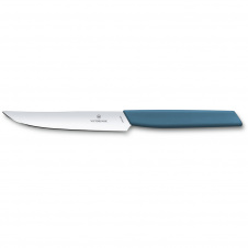 Кухонный нож для стейка Victorinox Swiss Modern Steak 12 см Синий (6.9006.122)