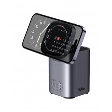 Зарядная станция Ugreen CD342 100W 2-in-1 GaN Charging Station EU Space Gray