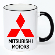 Чашка No Brand Mitsubishi 330 мл Белый (chaska-ab-10-42)