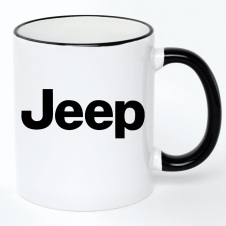 Чашка No Brand Jeep 330 мл Белый (chaska-ab-10-4)