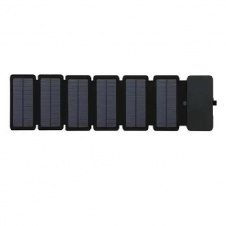 Внешний аккумулятор Xiamen 5V 1A Power Bank Solar Черный (2238059524)