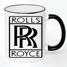 Чашка No Brand Rollse royce 330 мл Белый (chaska-ab-10-17)