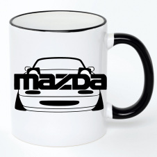 Чашка No Brand Mazda 330 мл Белый (chaska-ab-10-39)