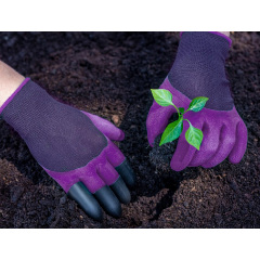 Садовые перчатки Garden gloves фиолетовые 119-8628569 Рівне