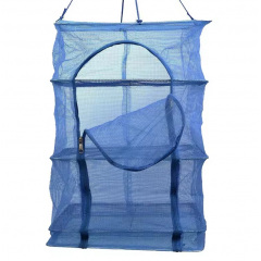 Сетка для сушки рыбы и фруктов JBE SH7712112 35х35х65 см 3 уровня Синий Киев