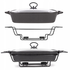 Мармит Kamille 49x26.5x12 см 3.5 л Черный (KM 6429) Луцк