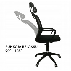 Кресло офисное Kontrast Manager Black (5901386202512) Київ