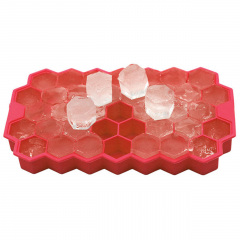 Силиконовая форма для льда CUMENSS Соты 205х120 мм Red (3474-10051) Киев