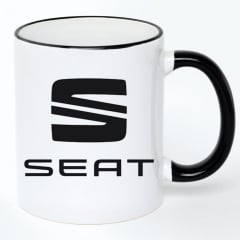 Чашка No Brand Seat 330 мл Белый (chaska-ab-10-21) Миколаїв