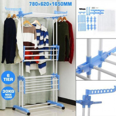 Универсальная складная сушилка для белья OPT-TOP 3 Tiers Garment rack белая (1756374679) Херсон