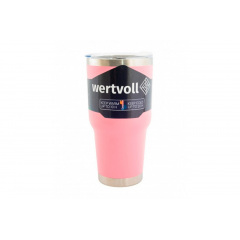Термокружка Wertvoll 900 мл Yummy Розовый (RX-7002PK) Чернигов