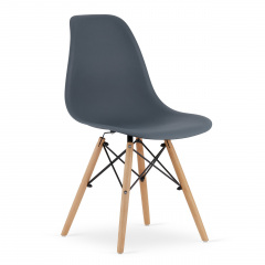 Кресло Jumi Plastic Chair 81х46 см Grey Киев