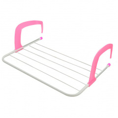 Компактная сушилка для одежды Fold Clothes Shelf Розовый (hub_886072) Львов