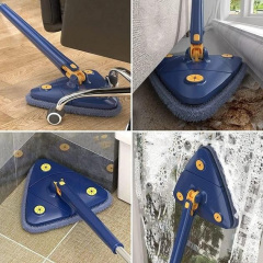 Треугольная швабра OPT-TOP Multi Function с вращением на 360° 1,5-2 м Синий (2104618429) Ізмаїл