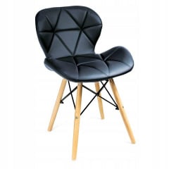 Кресло Jumi Scandinavian Design 73х46 см Black Киев
