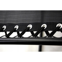 Комплект шезлонгов Garden Line Relax до 130 кг Black 2 шт Вишневе