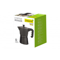 Кофеварка гейзерная алюминиевая Maestro 450 мл (MR-1666-9-BLACK) Королёво
