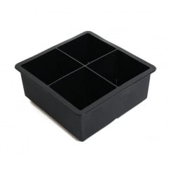 Форма для льда силиконовая Ice Кубики 4 ячейки 11х11х5 см Черный (С051348) Київ
