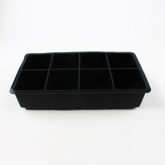 Форма для льда силиконовая Ice Кубики 8 ячеек 21x11.5x5 см Черный (C051352) Харьков