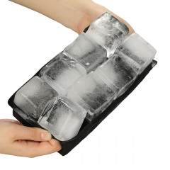 Форма для льда силиконовая Ice Кубики 8 ячеек 21x11.5x5 см Черный (C051352) Харьков