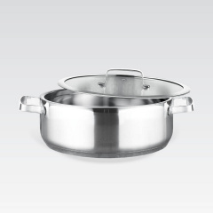 Кастрюля Maestro MR-3514-22 22 см 2 л Стальной (100531035) Дрогобич