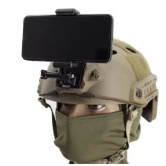 Крепление для фиксации телефона на шлеме со шраудом No Brand 12x8 см Черный (2660127713) Черновцы