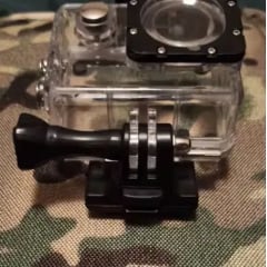 Держатель для экшн-камеры GoPro на шлем типа FAST с площадкой NVG 5x4x2 см Черный (2733117725) Геническ