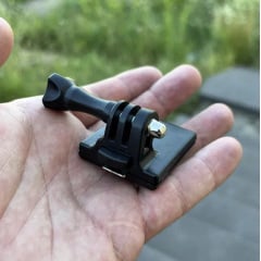 Держатель для экшн-камеры GoPro на шлем типа FAST с площадкой NVG 5x4x2 см Черный (2733117725) Геническ