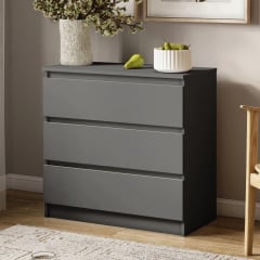Комод No Brand FT-214 80x40x75.5 см Антрацит (8886563) Одесса