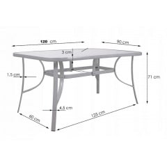 Комплект садовой мебели Kontrast Majorka DUO-4 Grey Ужгород