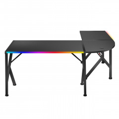 Компьютерный стол huzaro Hero 6.3 RGB 154x48x74 см Black Ізмаїл