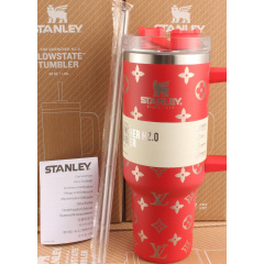 Термокружка Stanley Quencher H2.0 Tumbler 1,18 л Red Monogram KT6007838 Чернігів