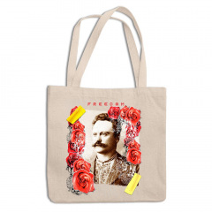 Эко-сумка шоппер с патриотическим принтом "Ivan Franko Freedom. Иван Франко. Freedom. Свобода" Push IT Кавун ЭСШ001325 Сумы