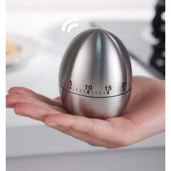 Таймер кухонный механический No Brand 60 минут Серебристый (TIMKUH-SLV-1338) Житомир