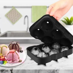 Силиконовая форма для льда VR 18,5 x 12,5 x 4,6 см Черный (H051355) Харків