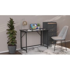 Стол раскладной Морис 900 Ferrum-decor 75x90x50 см Черный (MORI903) Одесса