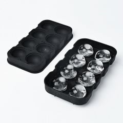 Форма для льда силиконовая Ice Шар 8 ячеек 22x11,5х4,5 см Черный (C051356) Николаев