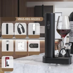 Набор для вина BAR 5в1 Black (H051397) Одесса