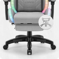 Компьютерное кресло CABRO C501 LED Grey (5907196010637) Камень-Каширский