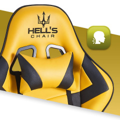 Компьютерное кресло Hell's HC-1007 Yellow (5904204981330) Кропивницкий