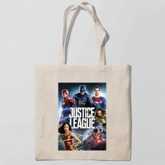 Эко-сумка шоппер с принтом Лига справедливости - Justice League Кавун Бежевый Мукачево