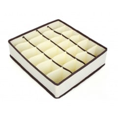Органайзер тканевый в шкаф для хранения 24 ячейки ANbeauty Beige (AN0103410) Лубны