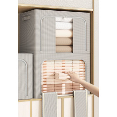 Органайзер для хранения вещей HOME box 72 л 50x40x33 см Серый (v50x40x33) Виноградов