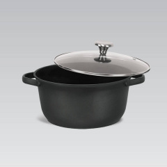 Кастрюля Maestro MR-4027-24 24 см 4,6 л Черный (100531389) Буча