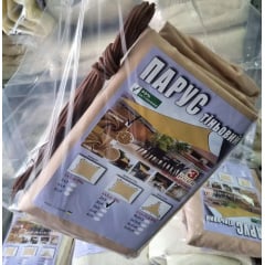 Тент навес затеняющий треугольный No Brand 300x300x400 см Бежевый (2576241392) Киев