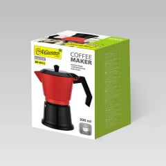 Кофеварка гейзерна Maestro 450 мл Черно-красный MR-1657-9 Буча