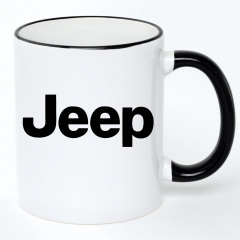 Чашка No Brand Jeep 330 мл Белый (chaska-ab-10-4) Київ